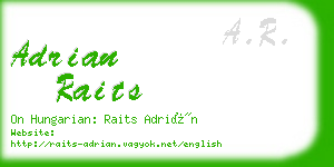 adrian raits business card